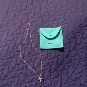 Tiffany’s Sterling Silver Cross Necklace